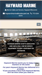 Mobile Screenshot of haywardmarine.com
